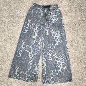 Stylish Leopard Print Flare Bottoms‎ NWT